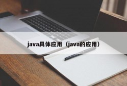 java具体应用（java的应用）